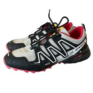Keep Running Brand Speed 3 Red Gray Black  Size 10.5